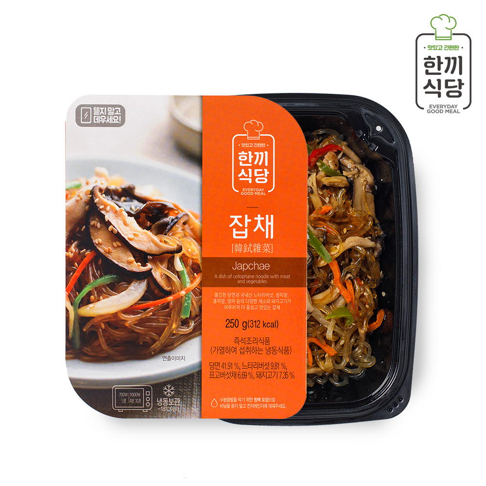 한끼식당 잡채 250g