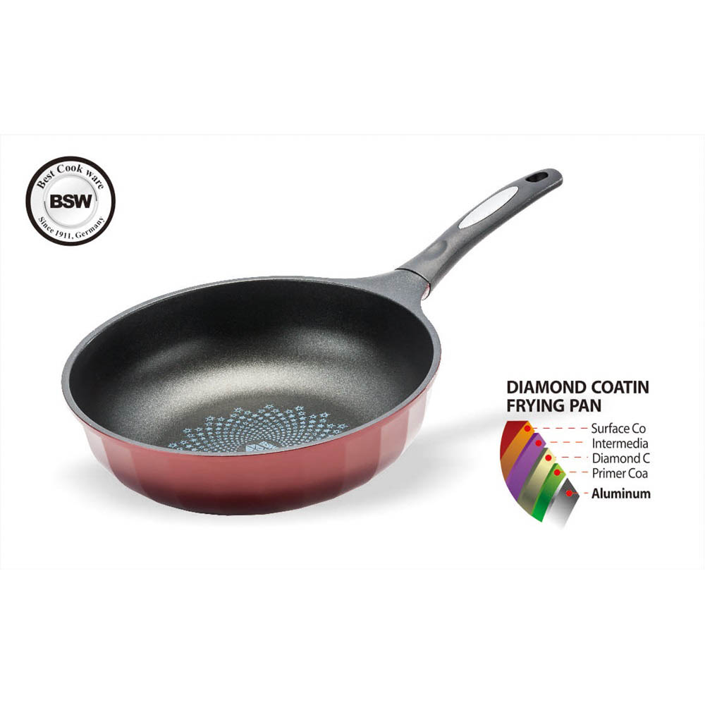 [BSW] 다이아몬드 주물 궁중팬 28cm