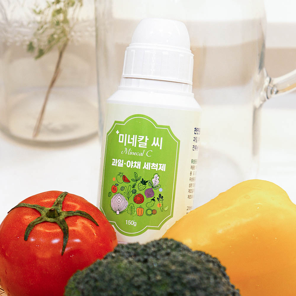 굴껍질로 만든 미네칼씨 천연 과일 야채 세척제