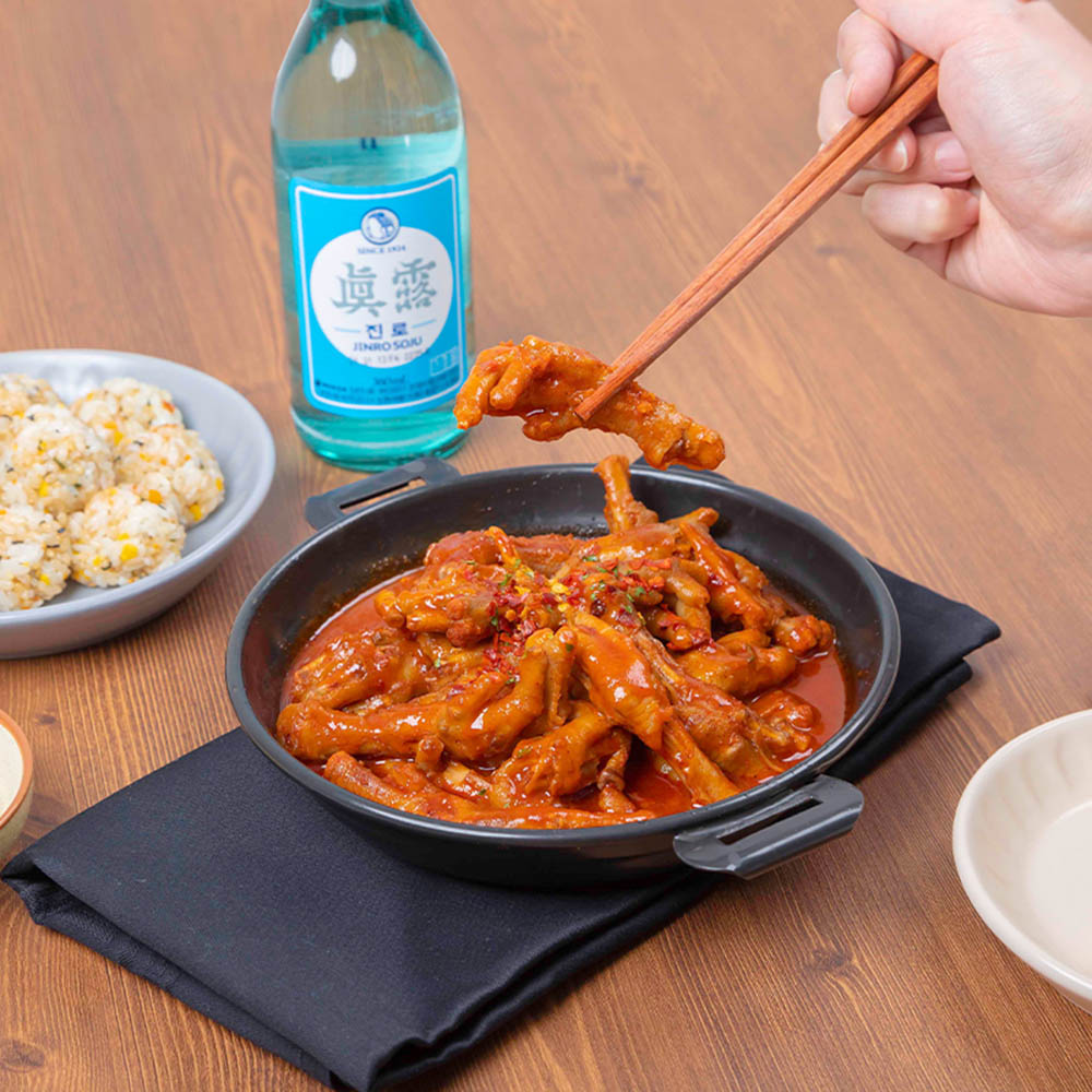 천안심야식당 매운국닭발 유뼈 600g
