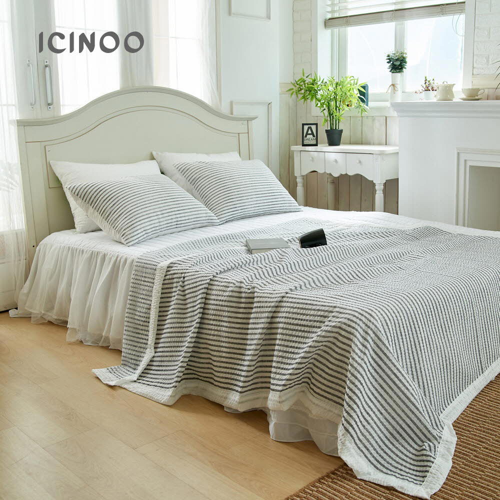 이신우 여름 시어서커 홑이불 (스트라이프)-싱글