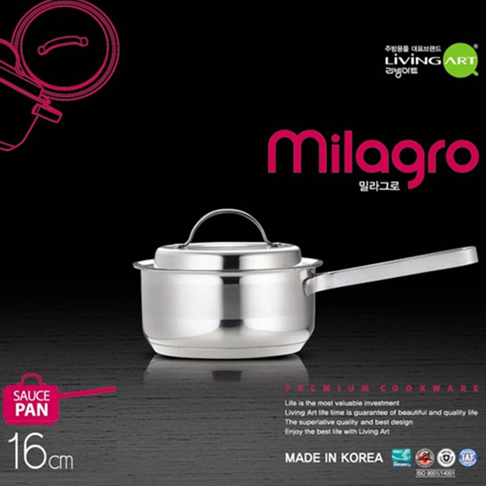 [리빙아트] 밀라그로(Milagro) 편수냄비16Cm, lhs-70016p