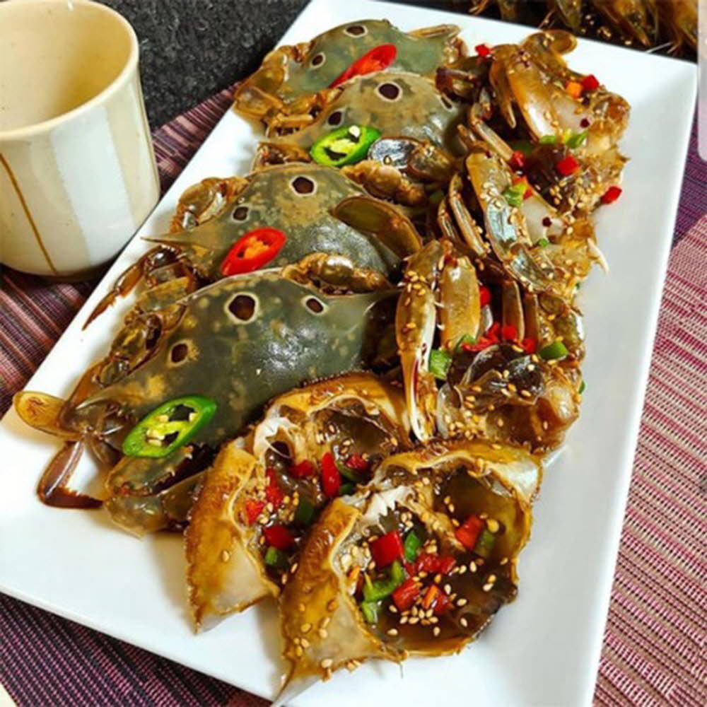 여수맛집 현진푸드 수제간장 삼점꽃게장 1.5kg-간장게장