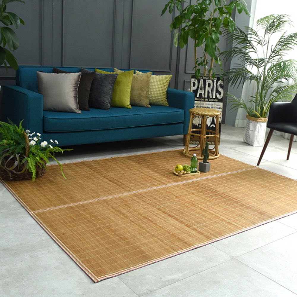 [미래앤데코] 5년 탄화75 죽편 NW 왕대나무 자리 점보형 200x260(접2단)