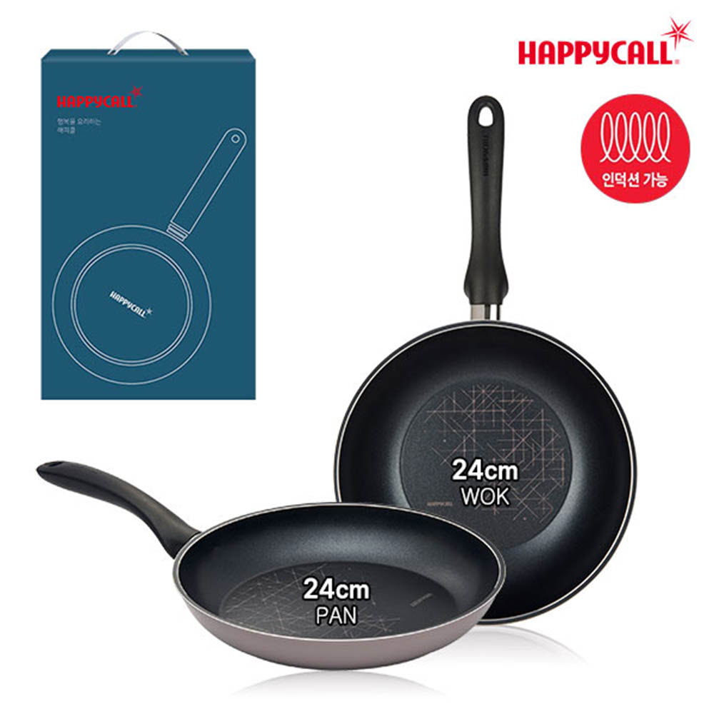 해피콜 IH끌레르프라이팬24 궁중팬24(2종)