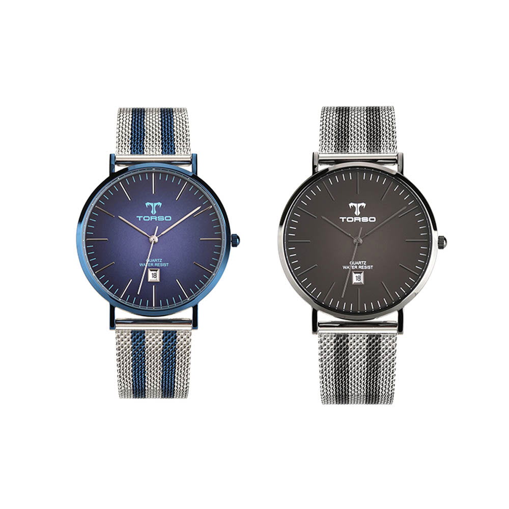 토르소 남성용 시계 T29 BK/BU (블랙/블루)