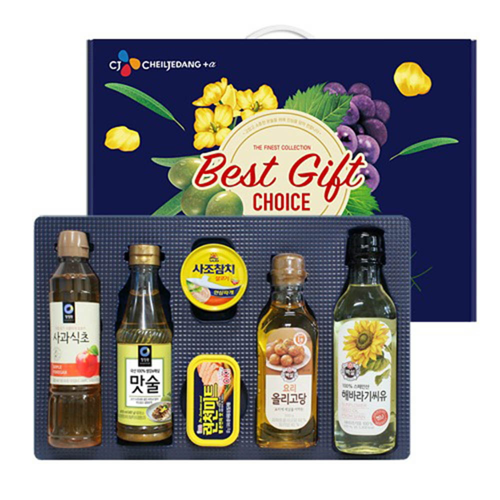베스트 명절 선물세트 실속 6호 /선물용 케이스 랜덤발송