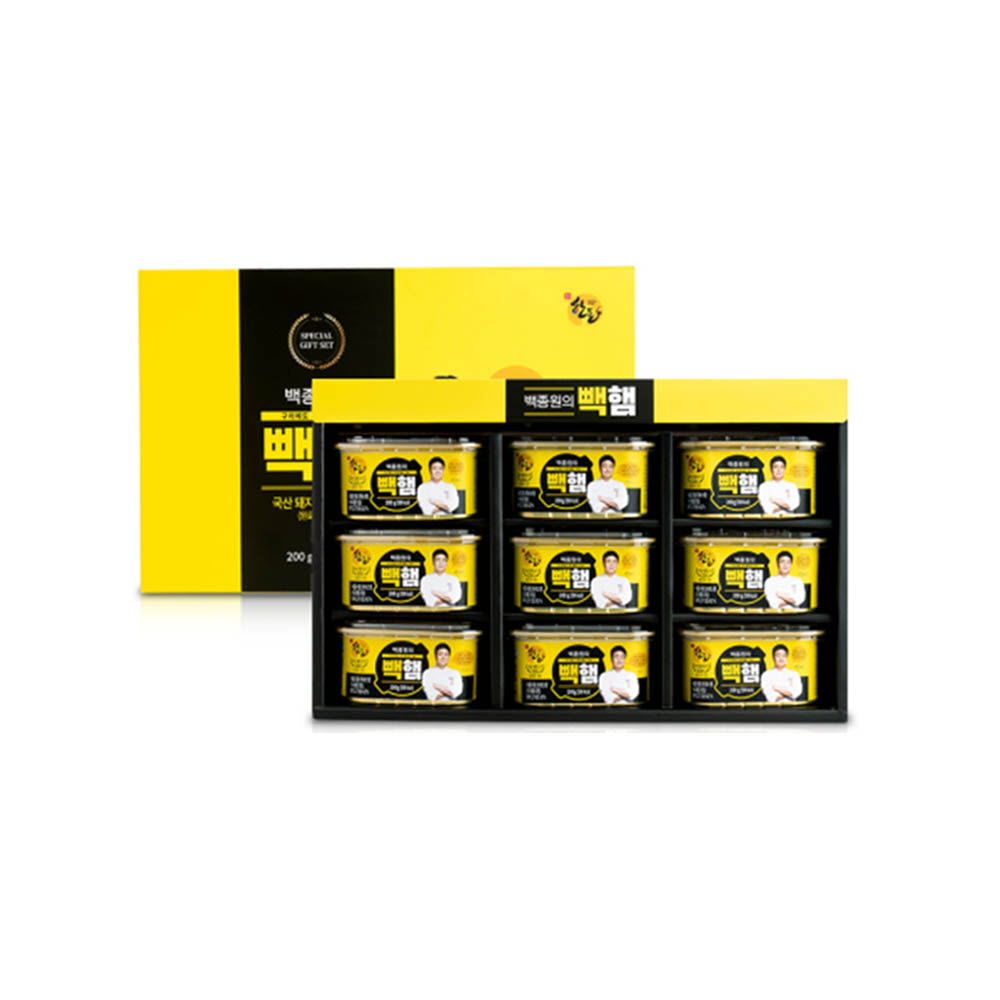 한돈 100% 백종원의 빽햄 선물세트 (쇼핑백 동봉)