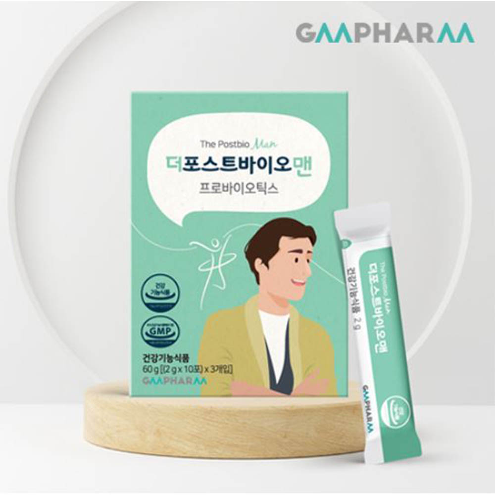 [지엠팜] 더포스트바이오맨/1개월(프로바이오틱스)남성 장건강,유산균