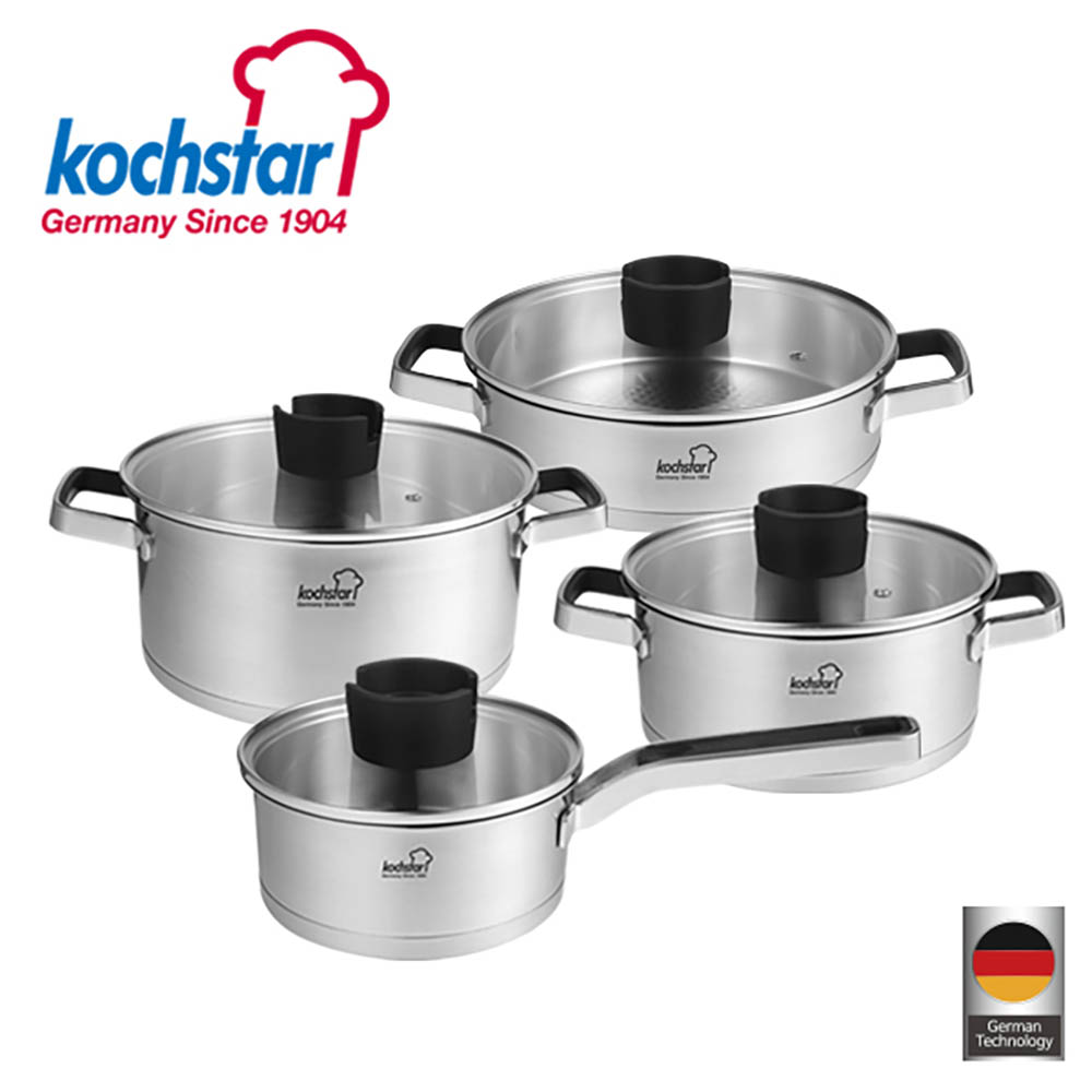 콕스타 프리미엄 젬마 인덕션 스텐 냄비 4종 세트 KSC- PGMIHS6P04C4