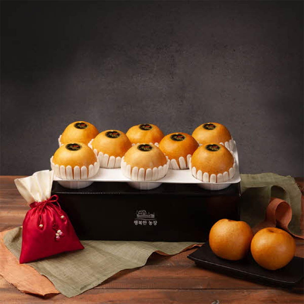 [21년 추석] 행복한농장 나주배 명인 선물세트 ( 7~8과 ) 5kg