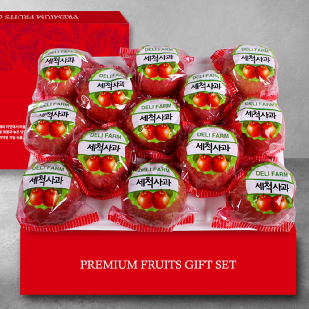 델리팜 세척사과 3kg (12-14과)