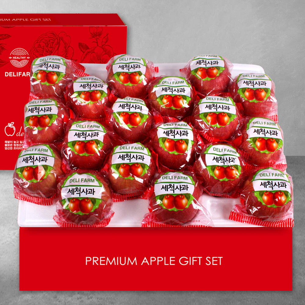 델리팜 세척사과 4kg (16-19과)