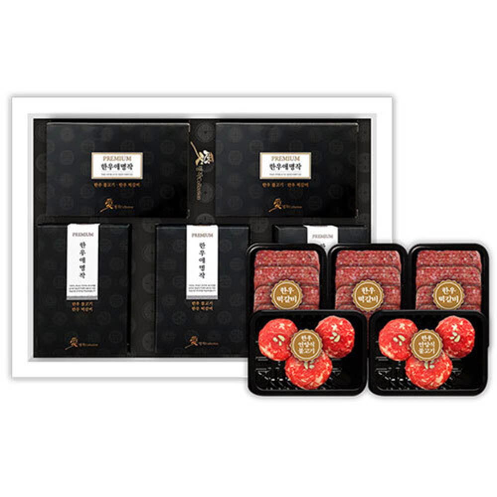 한우애명작 프리미엄 한우 언양식불고기&담양식떡갈비 특 1호