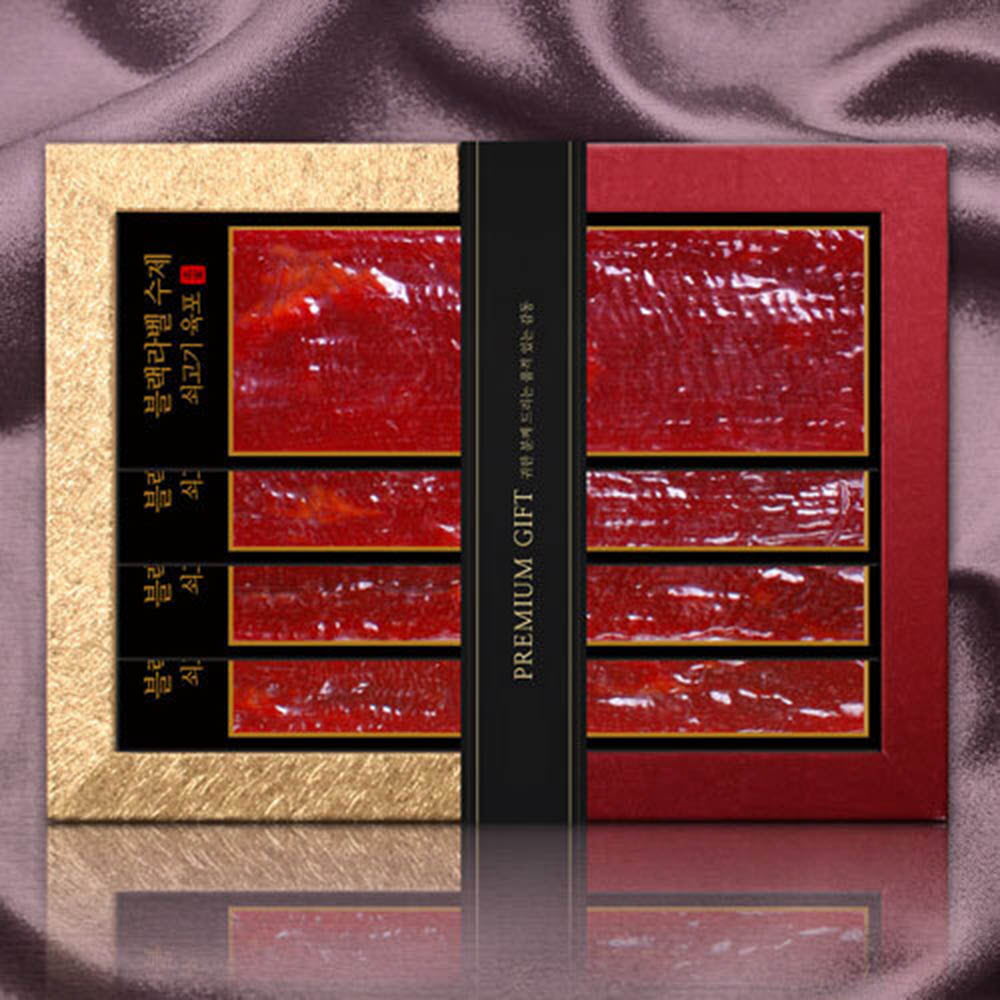 블랙라벨 수제쇠고기육포채반2호 60g 8p