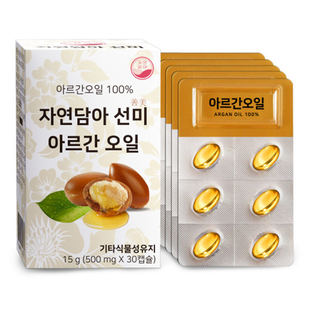 내츄럴 코어 자연담아 선미 아르간오일 15g x 30개입