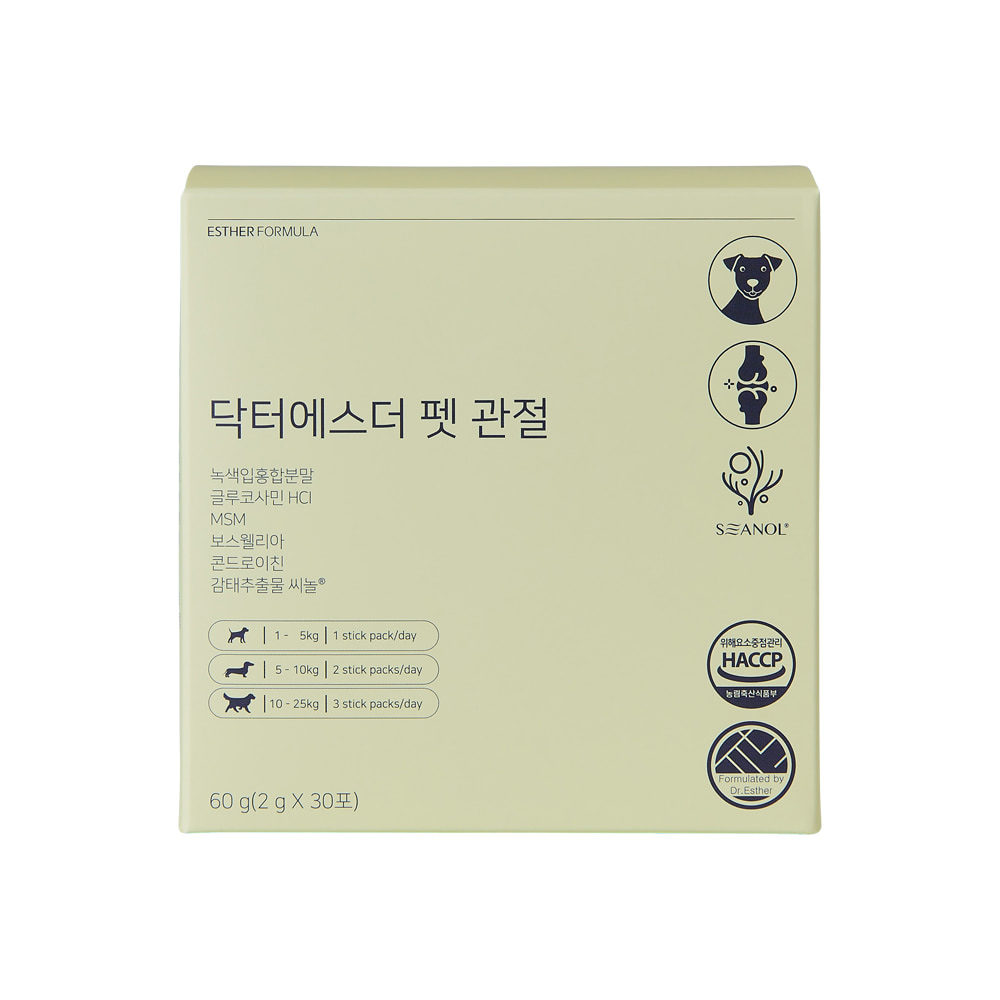 에스더포뮬러 닥터에스더 펫 관절 1박스(2gx30포)