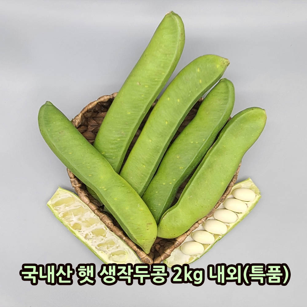 국내산 햇 생작두콩 2kg 내외(특품)