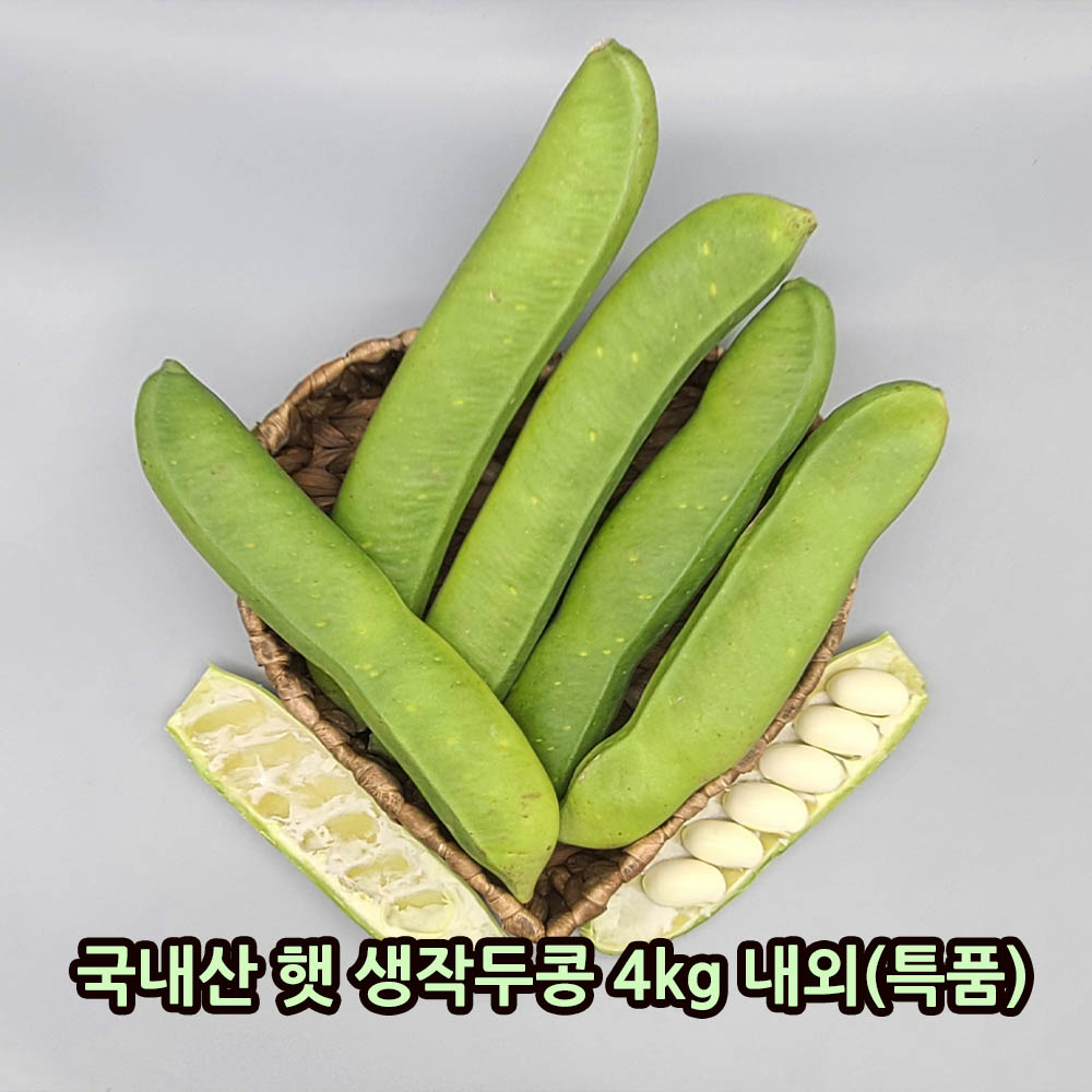 국내산 햇 생작두콩 4kg 내외(특품)