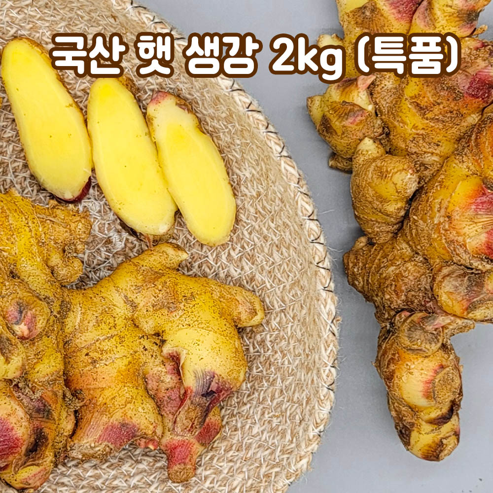 23년산 국산 생강 2kg(특품)