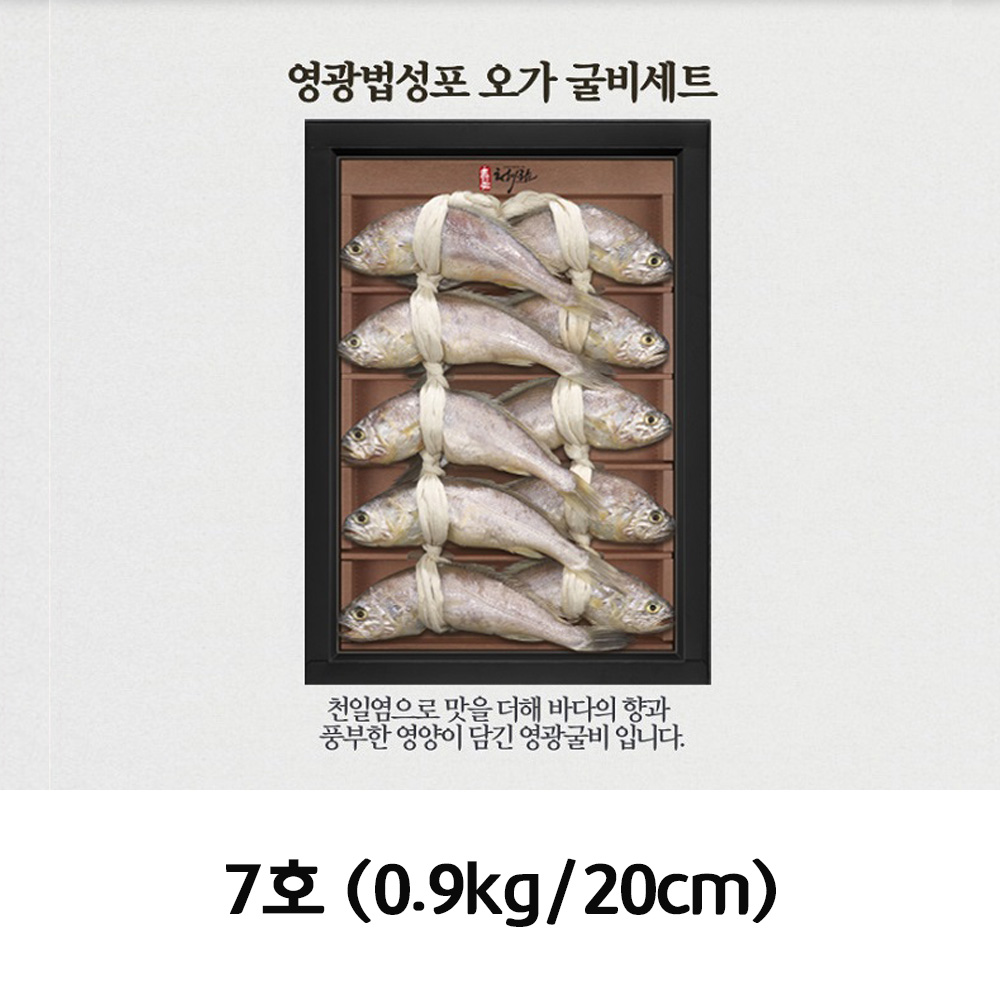 청아람 영광법성포 오가 굴비세트 10미/0.9kg/20cm내외 7호