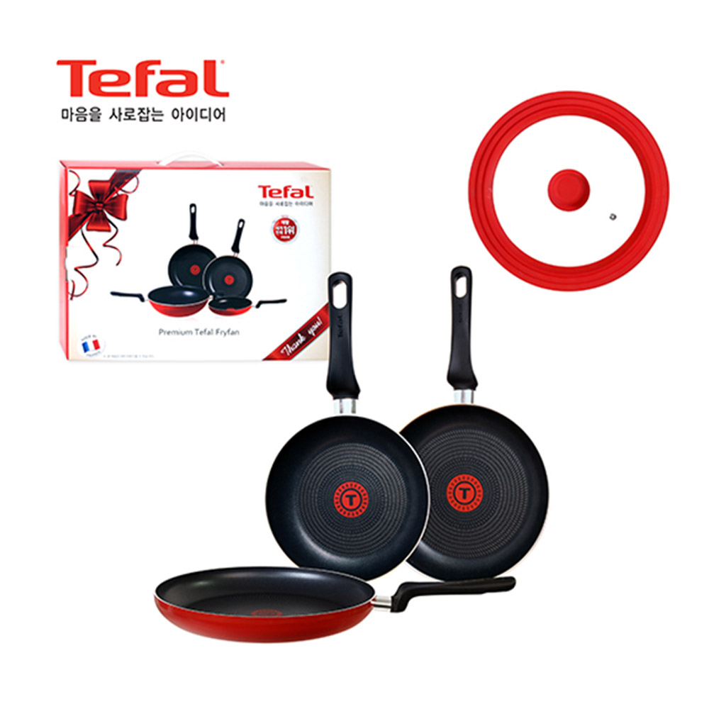 [테팔] 쿡라이트 프리미엄 3조 (20cm+24cm+30cm) + 멀티뚜껑