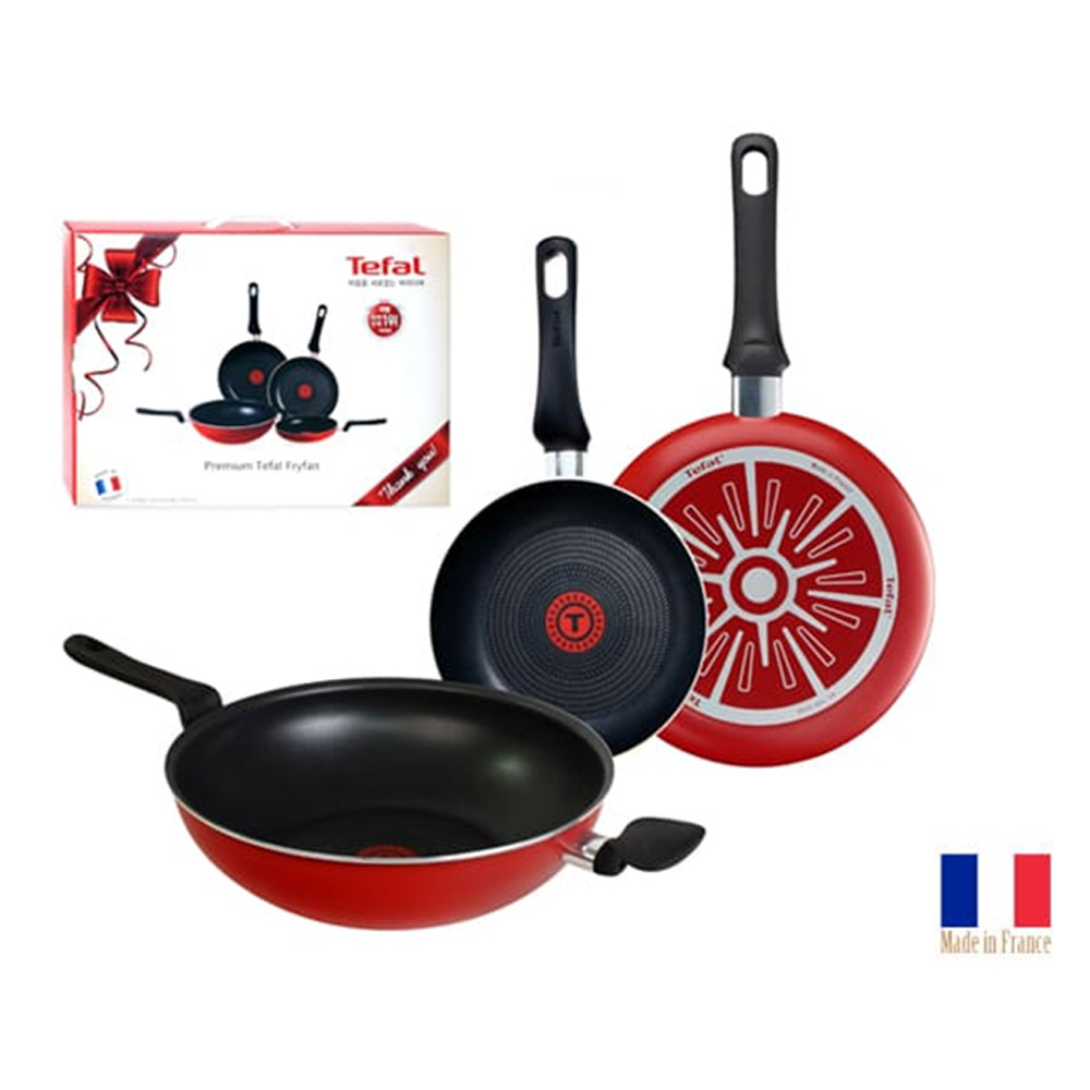 [테팔] 쿡라이트 프리미엄 3조 (20cm+24cm+궁중팬30cm) + 멀티뚜껑