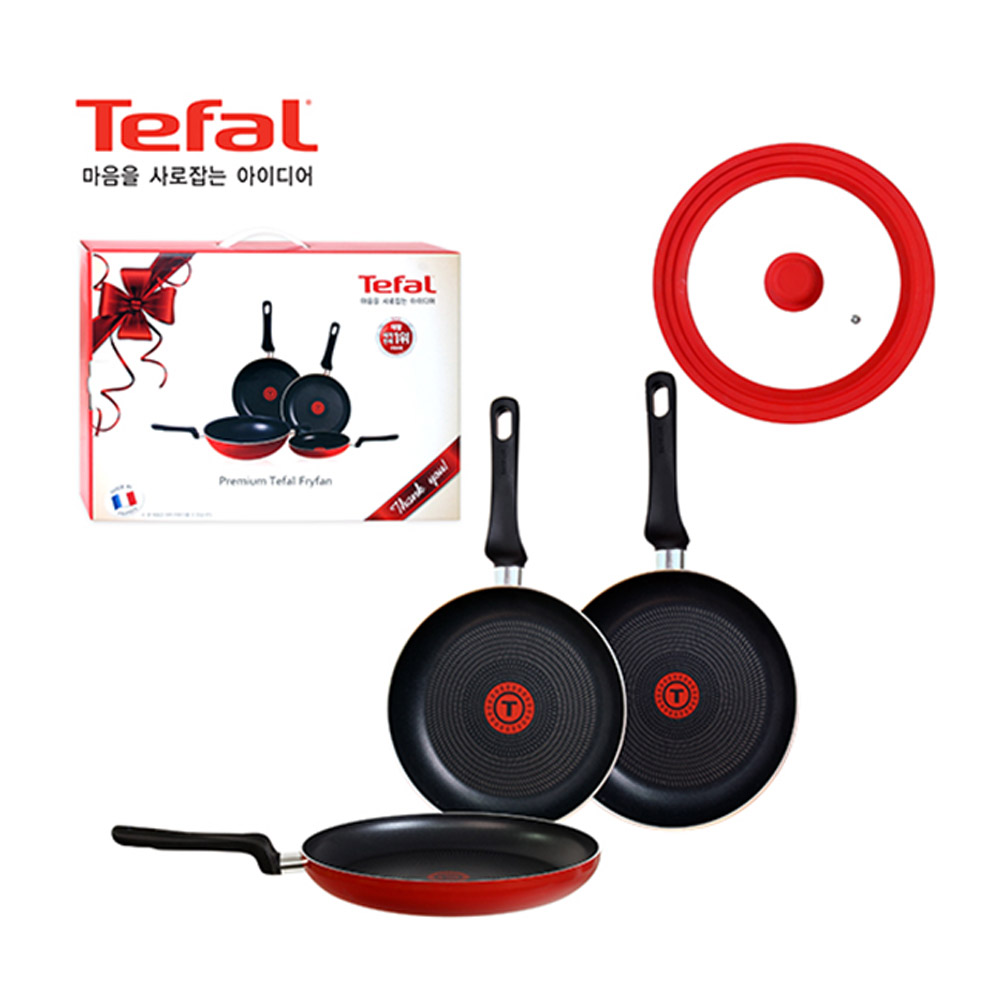 [테팔] 쿡라이트 프리미엄 3조 (24cm+28cm+30cm) + 멀티뚜껑