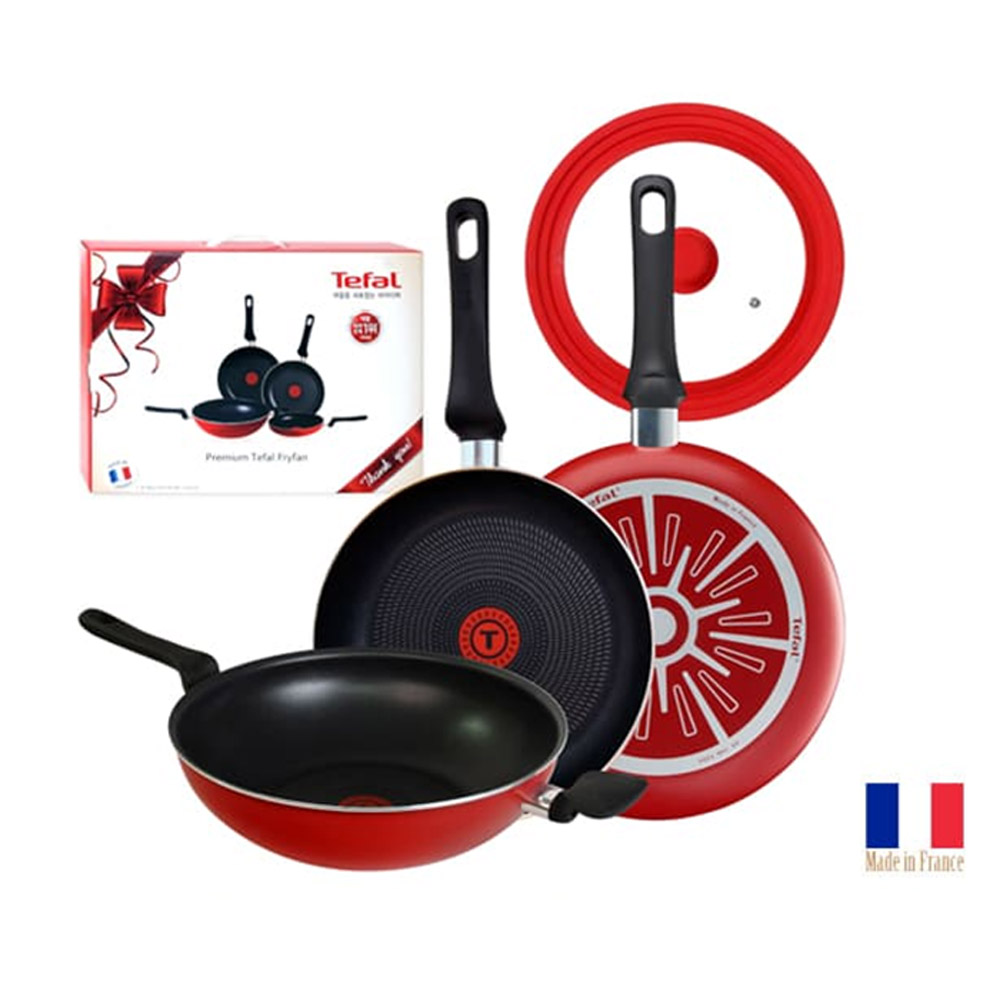 [테팔] 쿡라이트 프리미엄 3조 (28cm+30cm+궁중팬30cm) + 멀티뚜껑