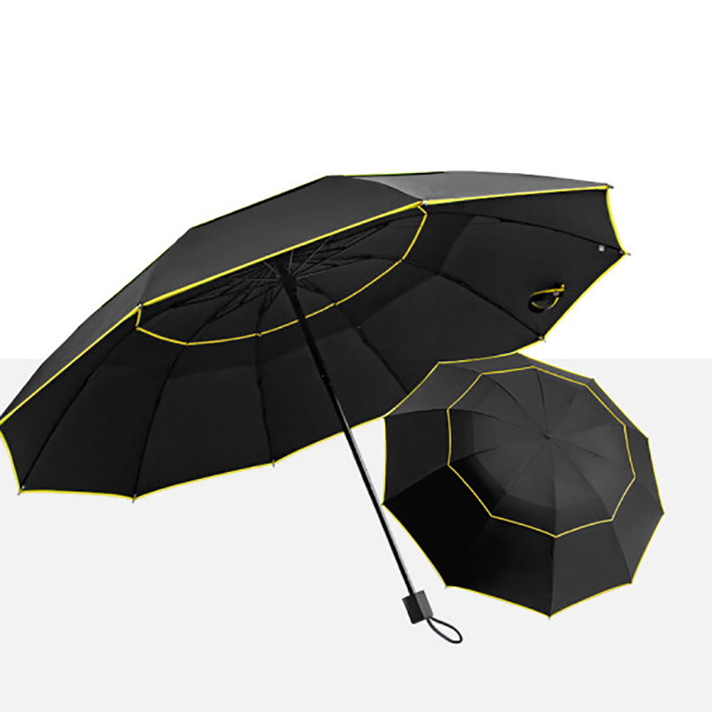 MUAMUA 대형 3단 완전 자동 우산 2인용 2중 방풍구조