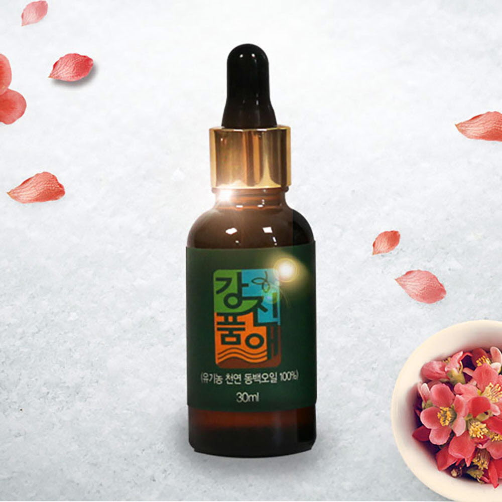 강진품애 유기농 천연 동백오일 30ml