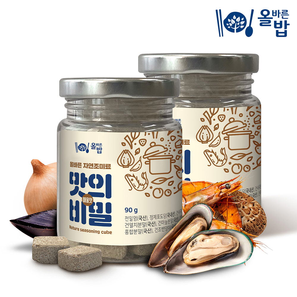 올밥 맛의비밀 해물맛 90g x 2통