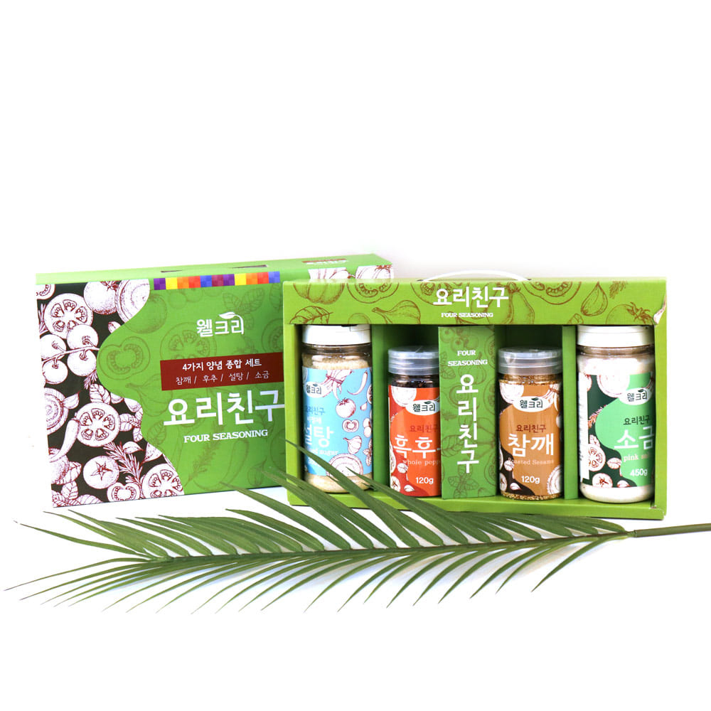 웰크리 요리친구 시즈닝 4종세트