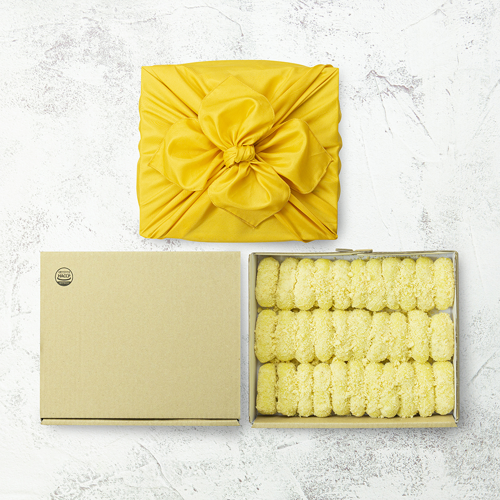 더 기다림 한입에 반한 바나나떡1.4kg (45gX32개)+고급보자기포장