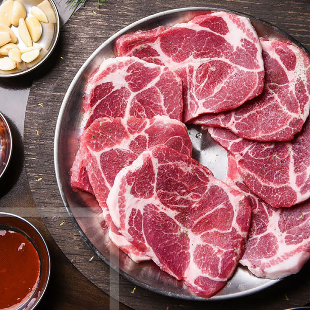 자연밸류 이베리코 돼지 목살 200gx6팩 JVW-EP-4