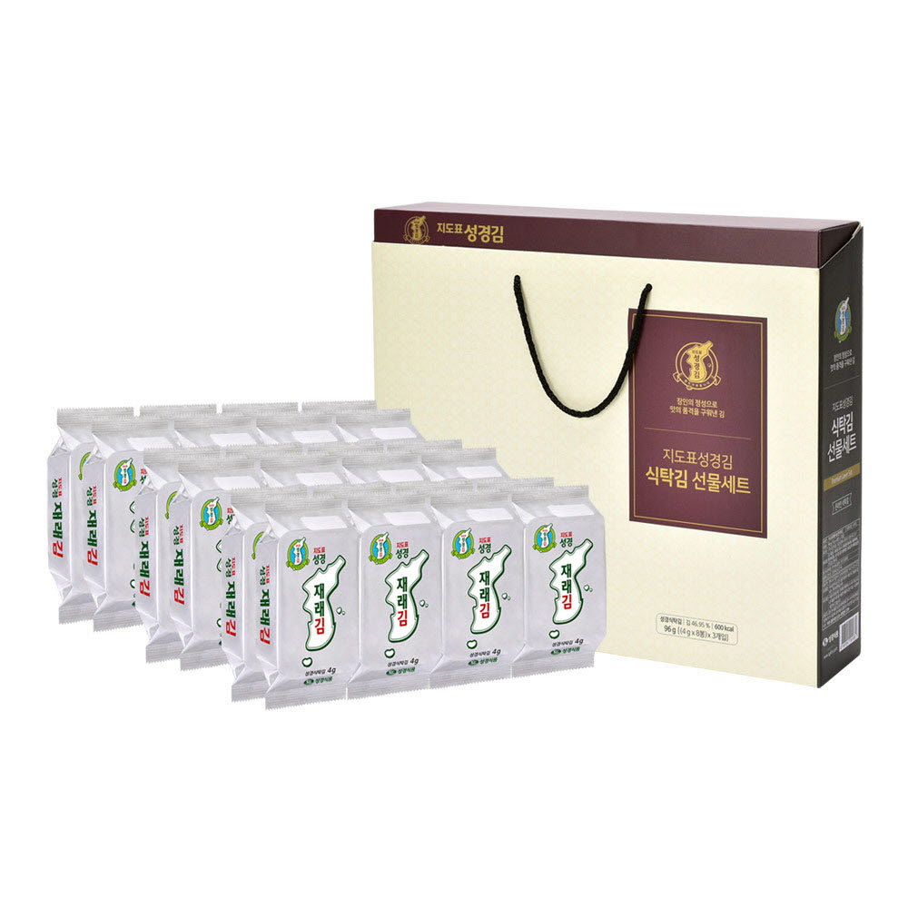 지도표선경김 온라인 식탁김 세트