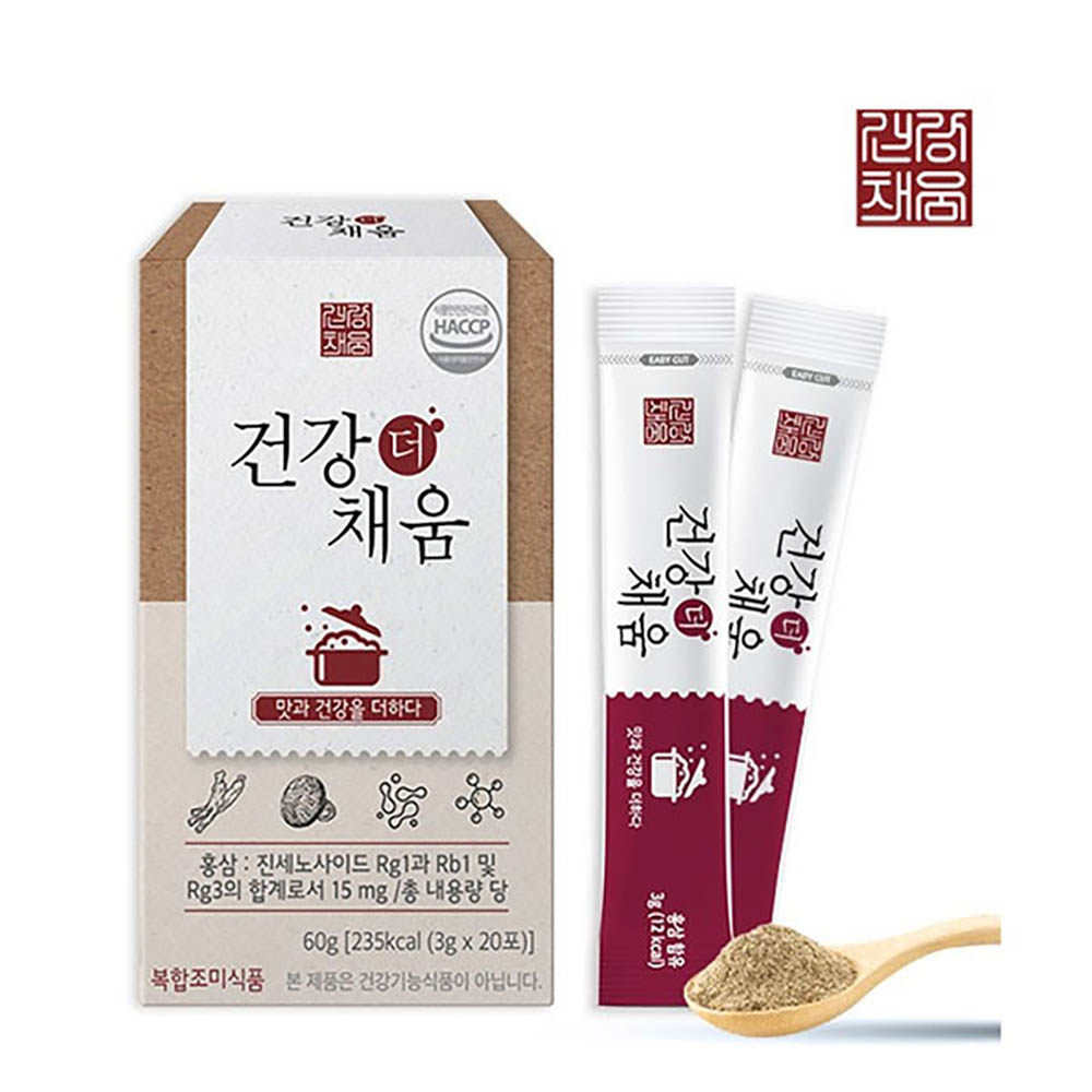 건강더채움 만능육수 감칠맛 3g×20포