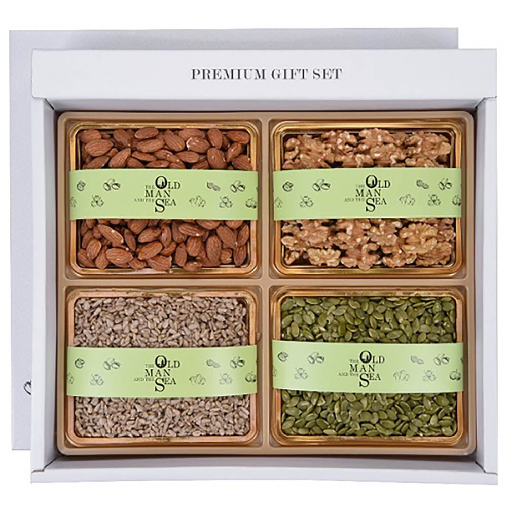 노인과바다 견과특선 2호 (아몬드300g, 호두200g, 해바라기씨300g, 호박씨300g)