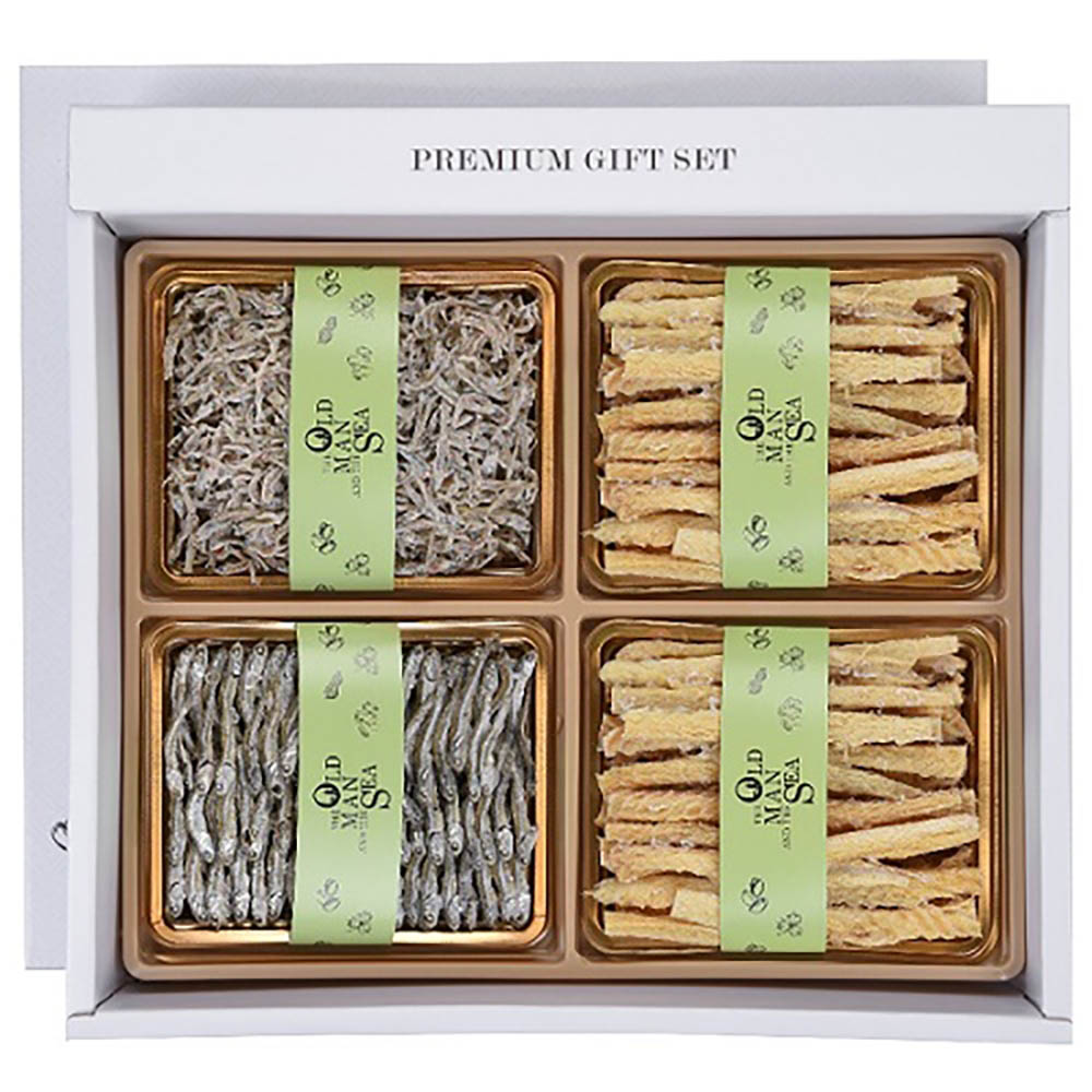노인과바다 멸치특선 4호 (세멸150g, 중멸120g, 황태채80g×2ea)