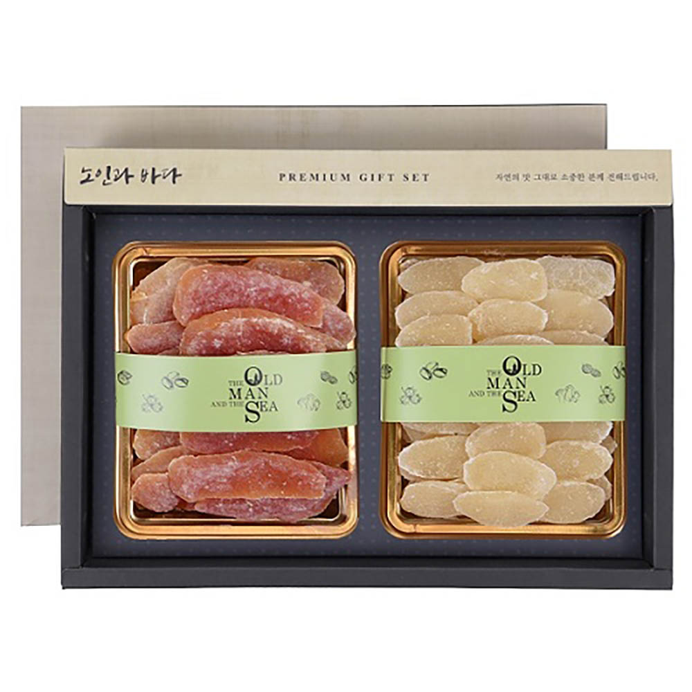 노인과바다 건과일세트 2호 (건파파야250g, 건파인애플270g)