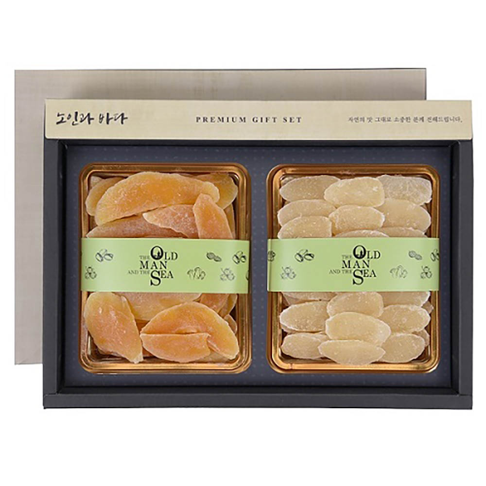 노인과바다 건과일세트 4호 (건파인애플270g, 건망고250g)