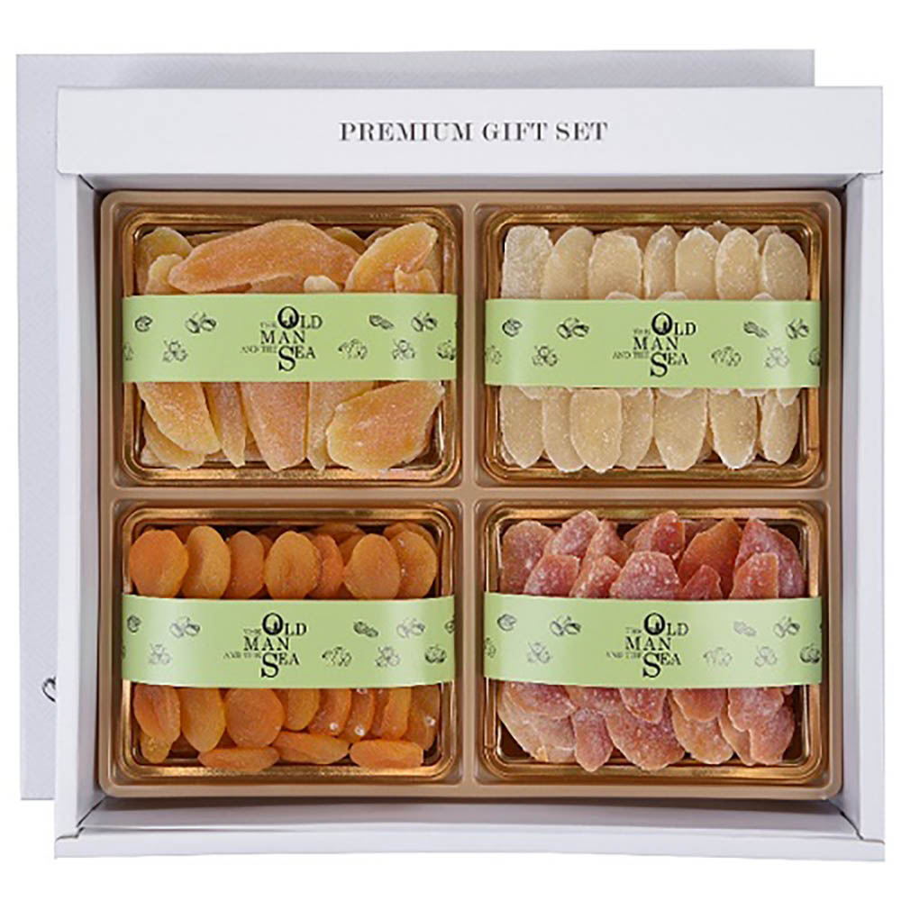 노인과바다 건과일세트 7호 (건파파야250g, 건파인애플270g, 건망고250g, 건살구350g)