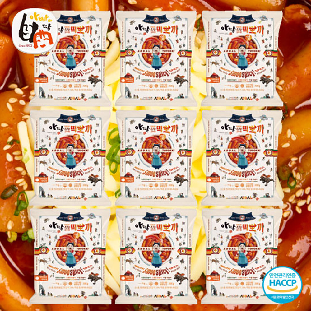 아딸떡볶이 밀떡*9