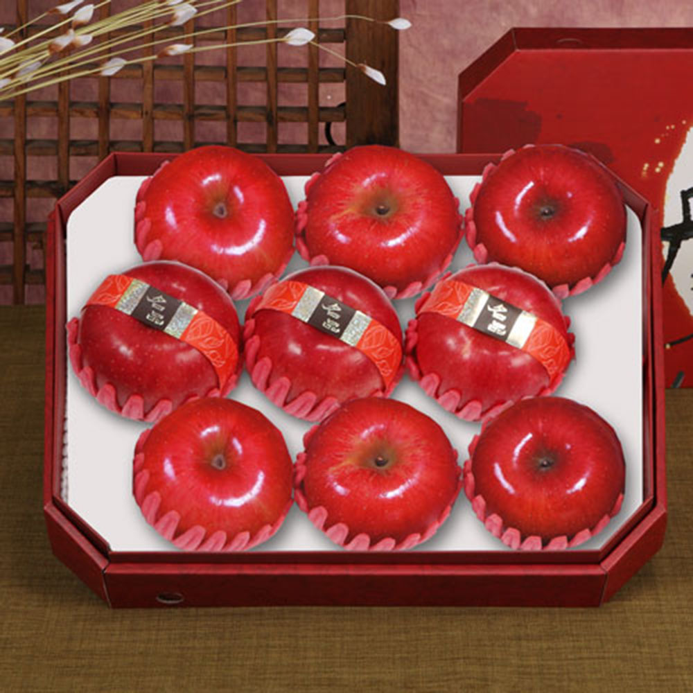 [델리후르츠] [프라임] 팔각사과(사과 9과 3kg내외 )