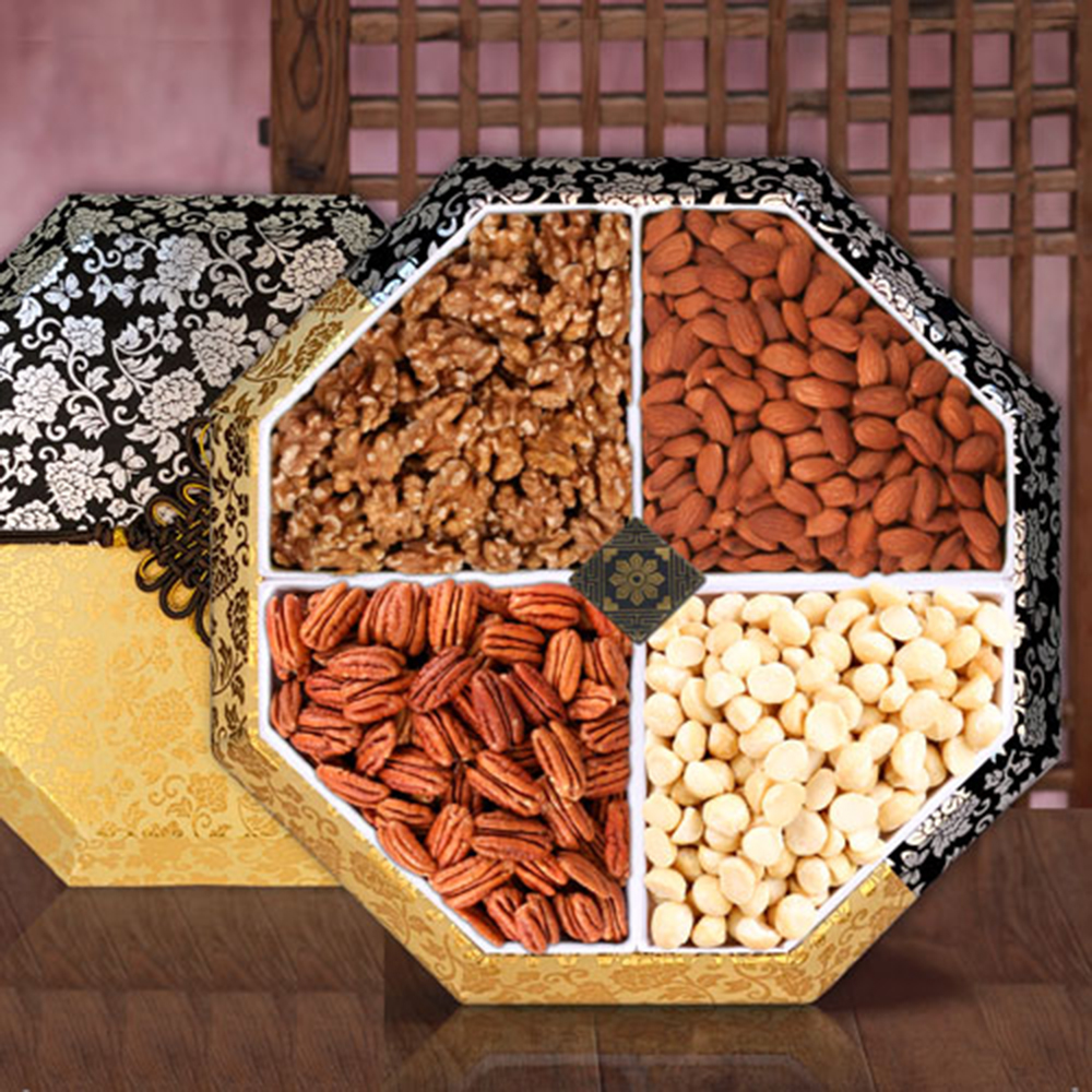 [선데이견과] 선데이견과 팔각특선 견과3호(호두180g, 아몬드280g, 피칸230g, 마카다미아260g)