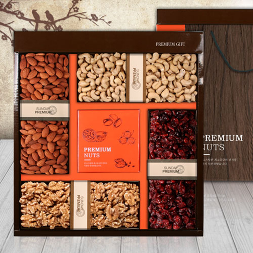[프라임견과]] 프라임견과 프라임특선4P 2호(호두140g, 아몬드180g,캐슈넛180g, 크렌베리180g)