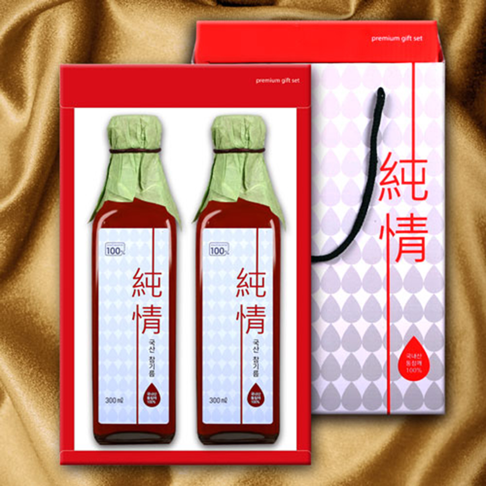 [순정]국산순정참기름2P호(300ml*2)
