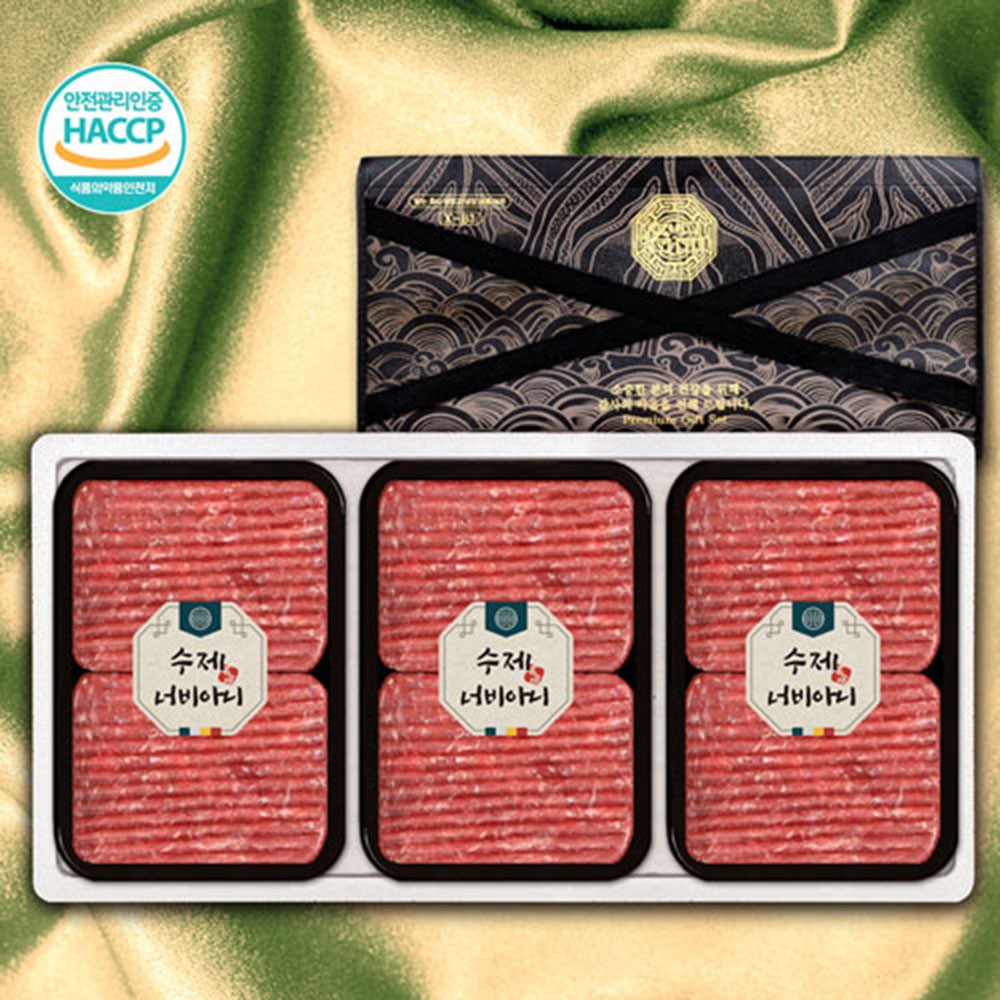 [블랙라벨] 本 수제너비아니(제주돼지)3P (120g*12)