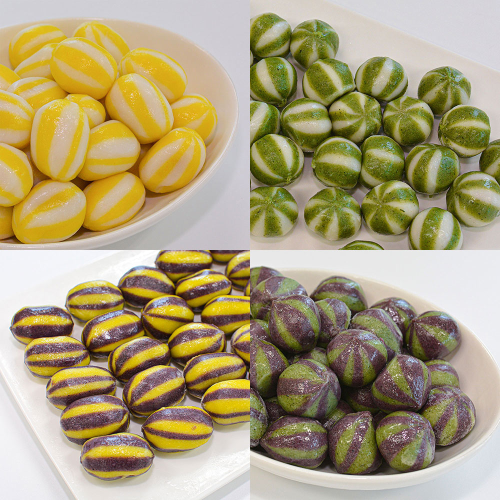 후르츠 한입떡 4종 500g*4 (메론참외맛+수박맛+블랙참외맛+블랙수박맛)