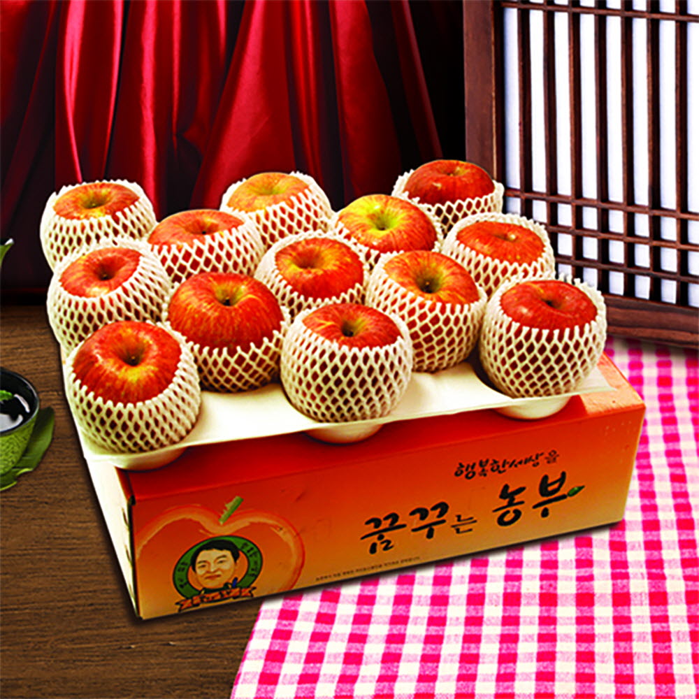 [꿈꾸는 농부] 고당도 고냉지 소백산 사과 3kg(11-12과)